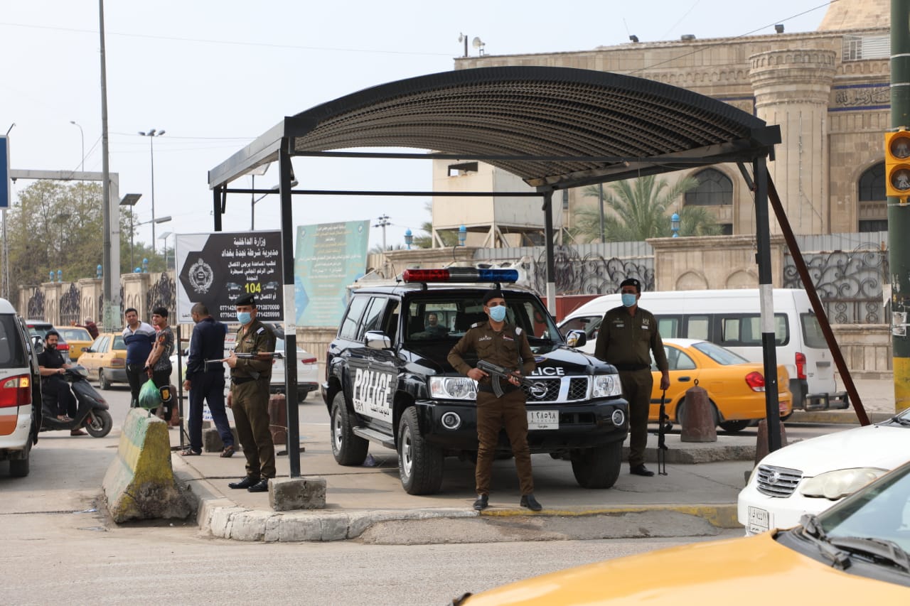 نجدة بغداد تعتقل ١٢ شخصا مخالفا لحظر التجوال في العاصمة