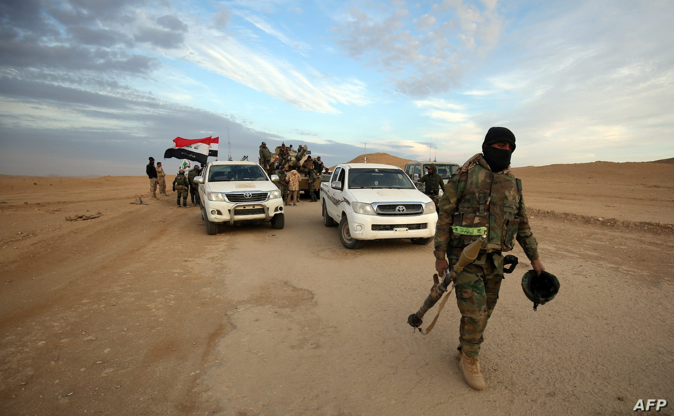 الحشد يطلق عملية أمنية لتعقب داعش في قاطع بحيرة حمرين
