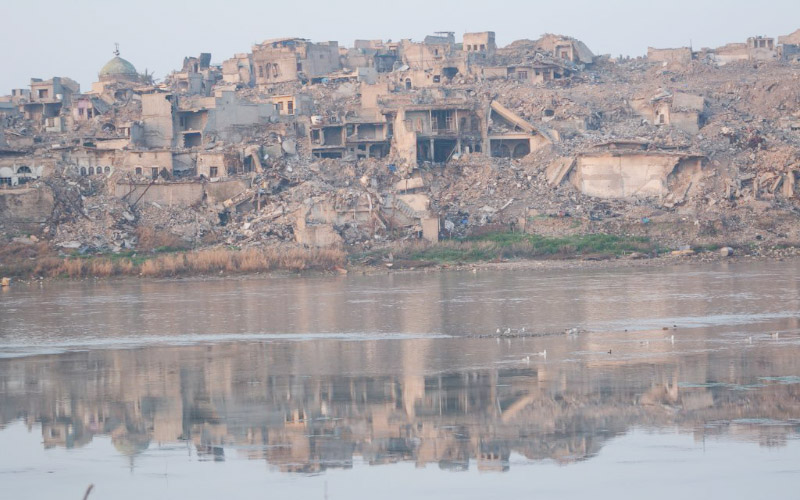 مصدر امني  : اصابة ثلاثة مدنيين بسقوط قذيفتي هاون جنوب الموصل