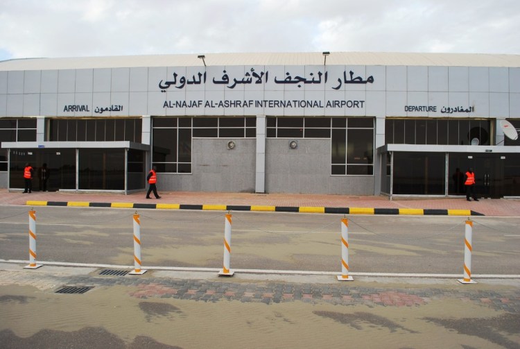 مطار النجف يبدأ باستقبال الزائرين العرب والاجانب