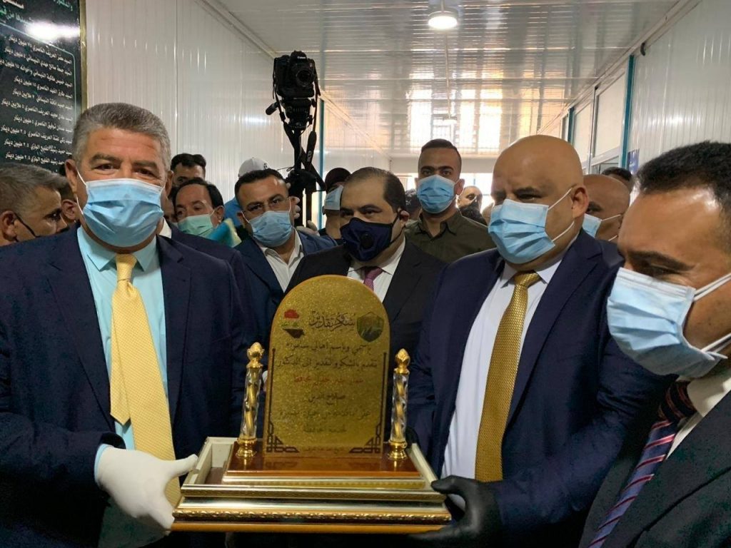 وزير الصحة يفتتح مستشفى جديد لمصابي كورونا في صلاح الدين – وكالة العهد نيوز