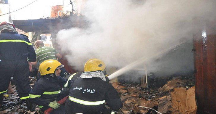 اندلاع حريق في شارع حيفا – وكالة العهد نيوز