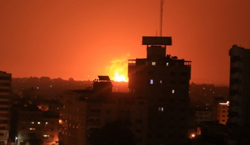 طائرات الاحتلال الصهيوني تقصف غزة – وكالة العهد نيوز