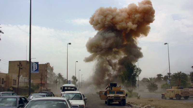 انفجار في مخمور جنوب شرق الموصل