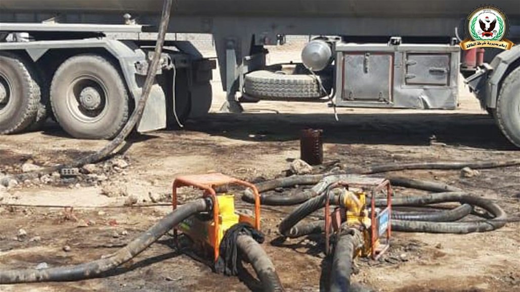 ضبط خرق في أحد الأنابيب النفطية بمحافظة البصرة