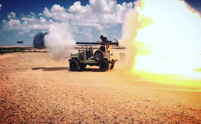 دك معاقل “داعش” بالصواريخ شمالي سامراء..وإصابات مباشرة في صفوفه
