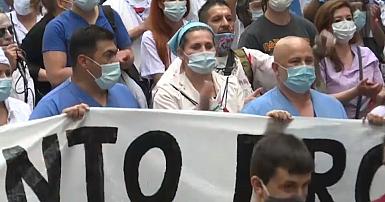 مسيرة لموظفي قطاع الصحة في الأرجنتين للمطالبة بتحسين الأجور