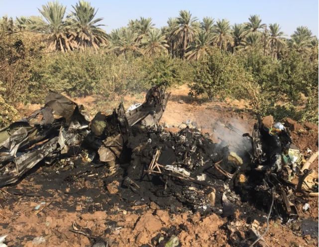 سقوط طائرة عسكريّة عراقيّة يُسفر عن استشهاد الطيار ومساعده