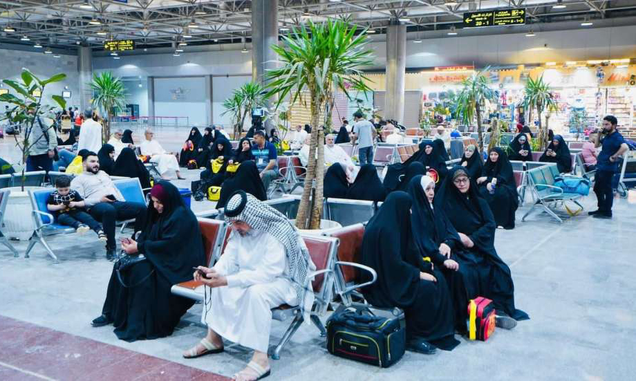 ‏النجف الأشرف.. وصول 28 ألف زائر عربي وأجنبي عبر المطار لإحياء ذكرى عاشوراء