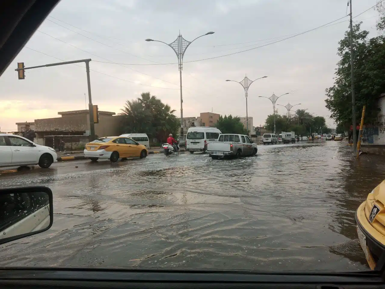 أمانة بغداد تعلن سيطرتها على تصريف مياه الأمطار